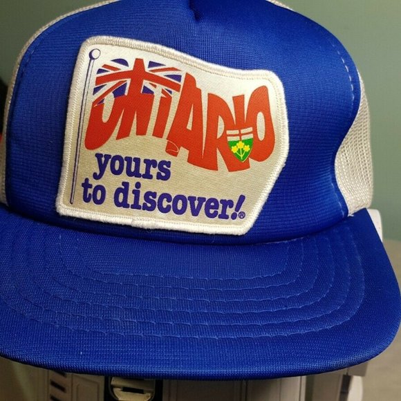 Other - ONTARIO DISCOVER Cap Trucker Hat Brim Snapback 80s